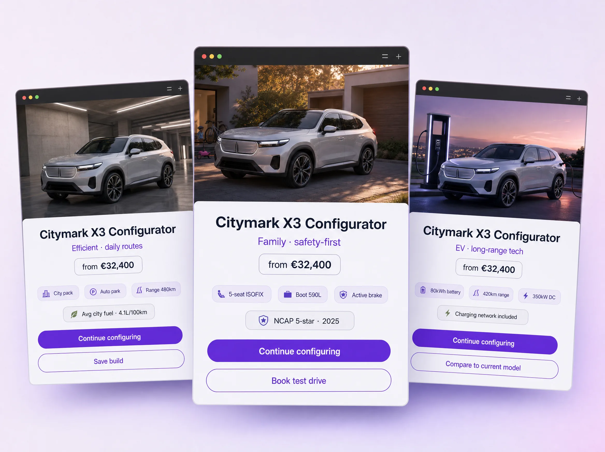 Test drives, booked smoothly.